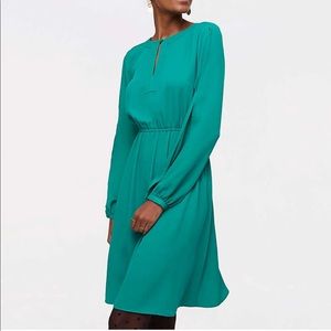 Chiffon Keyhole Dress